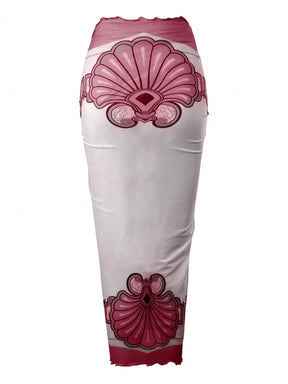 Conjunto Luxo Maiô + Saia Bárbara