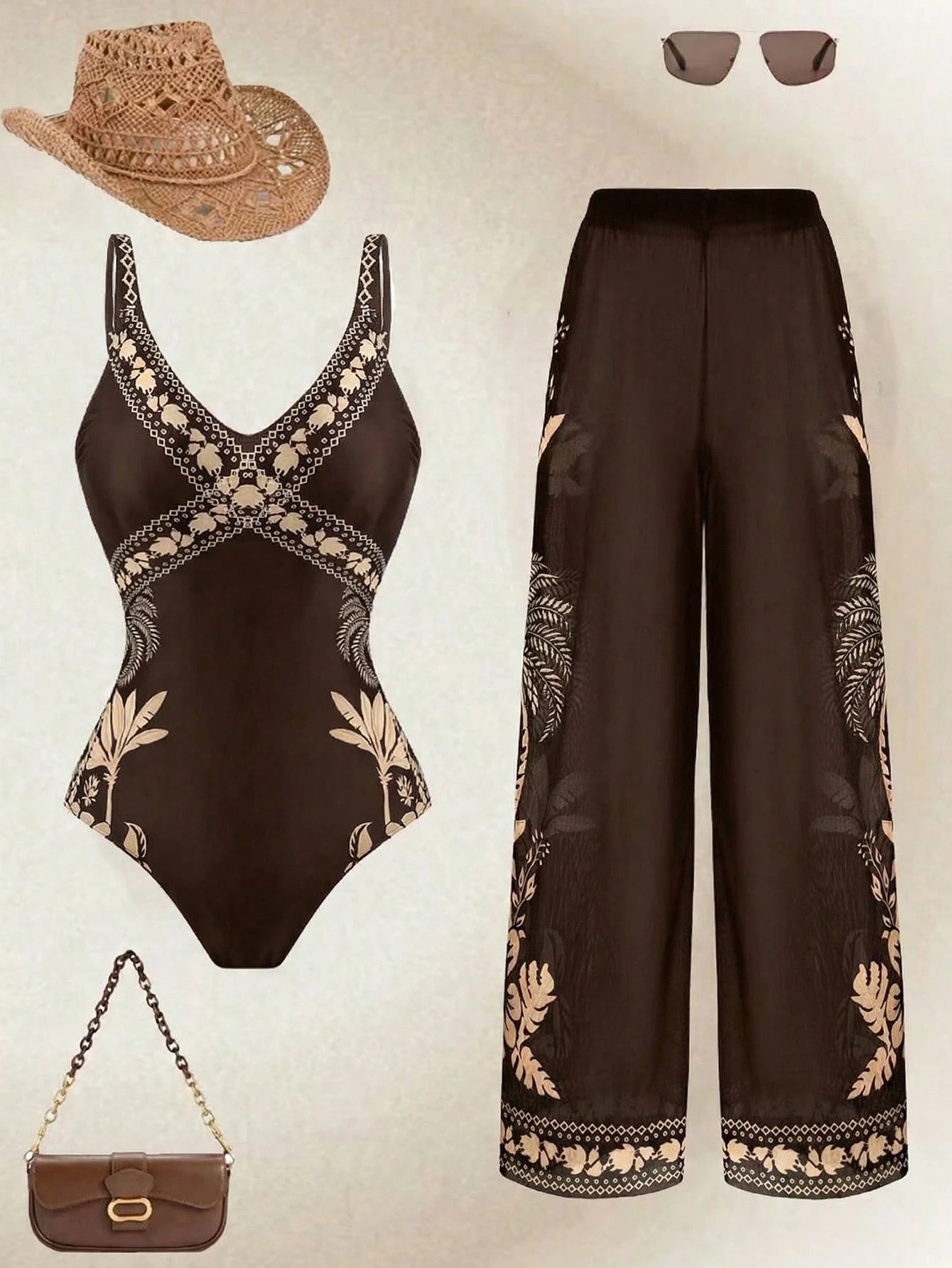 Conjunto Luxo Maiô + Short Carly