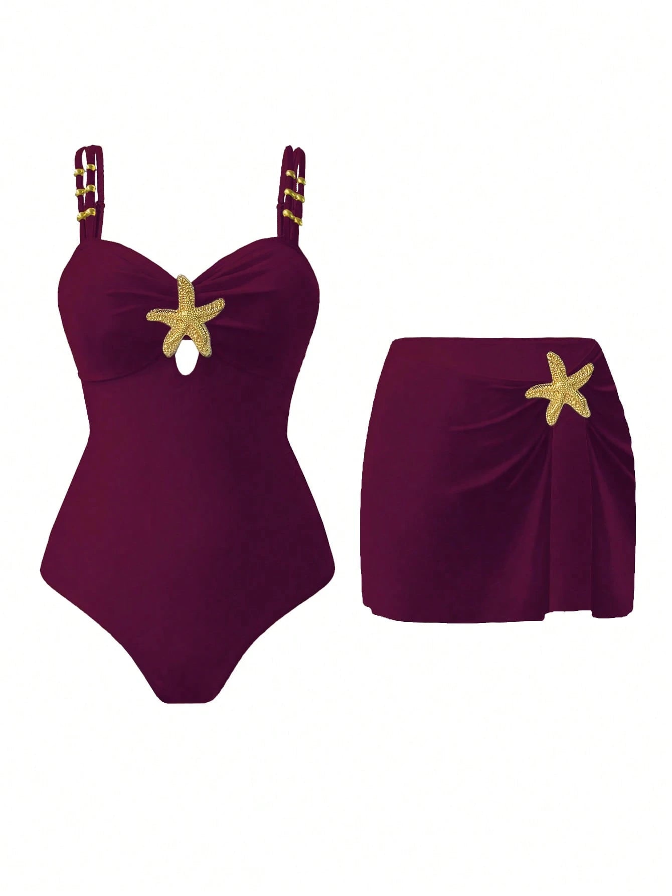 Conjunto Luxo Maiô + Saia Patrícia