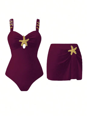 Conjunto Luxo Maiô + Saia Patrícia