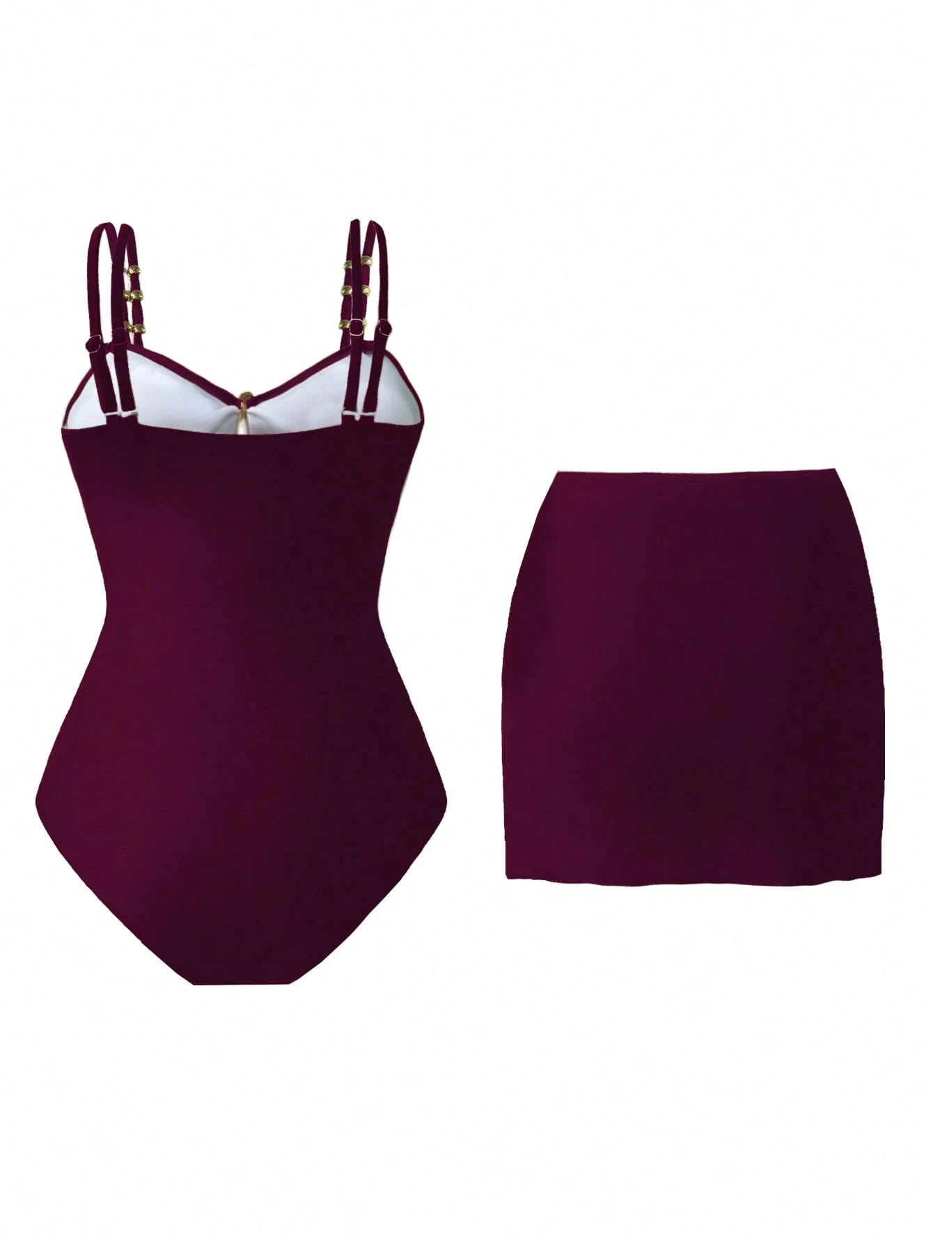 Conjunto Luxo Maiô + Saia Patrícia