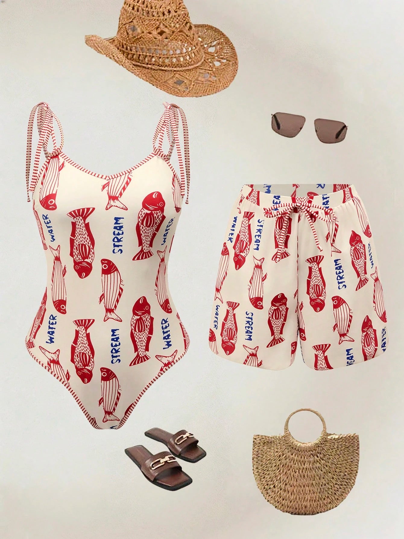 Conjunto Luxo Maiô + Short Bruna