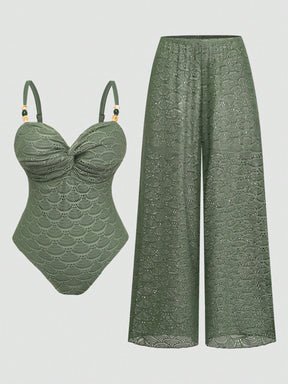 Conjunto Luxo Maiô + Calça Betany