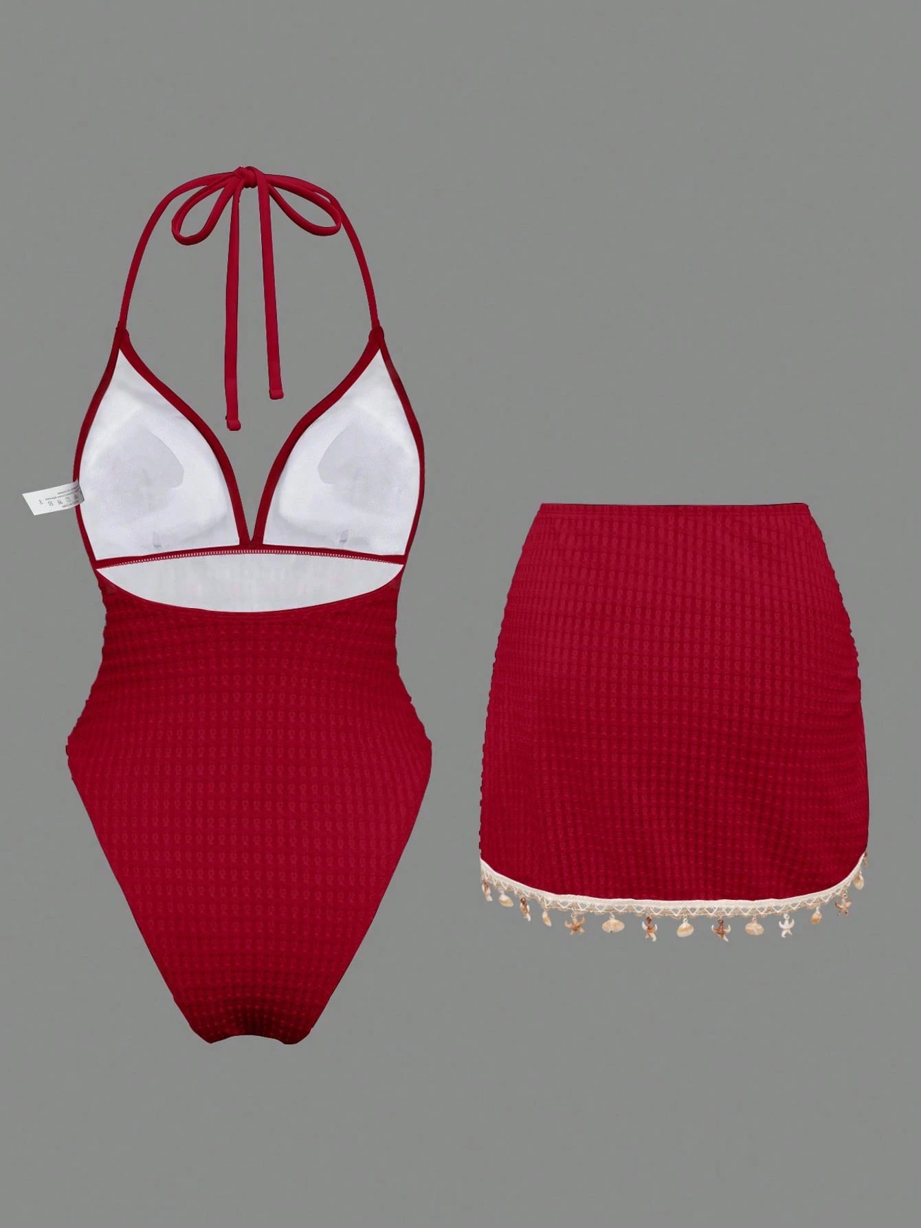 Conjunto Luxo Maiô + Saia Beatriz