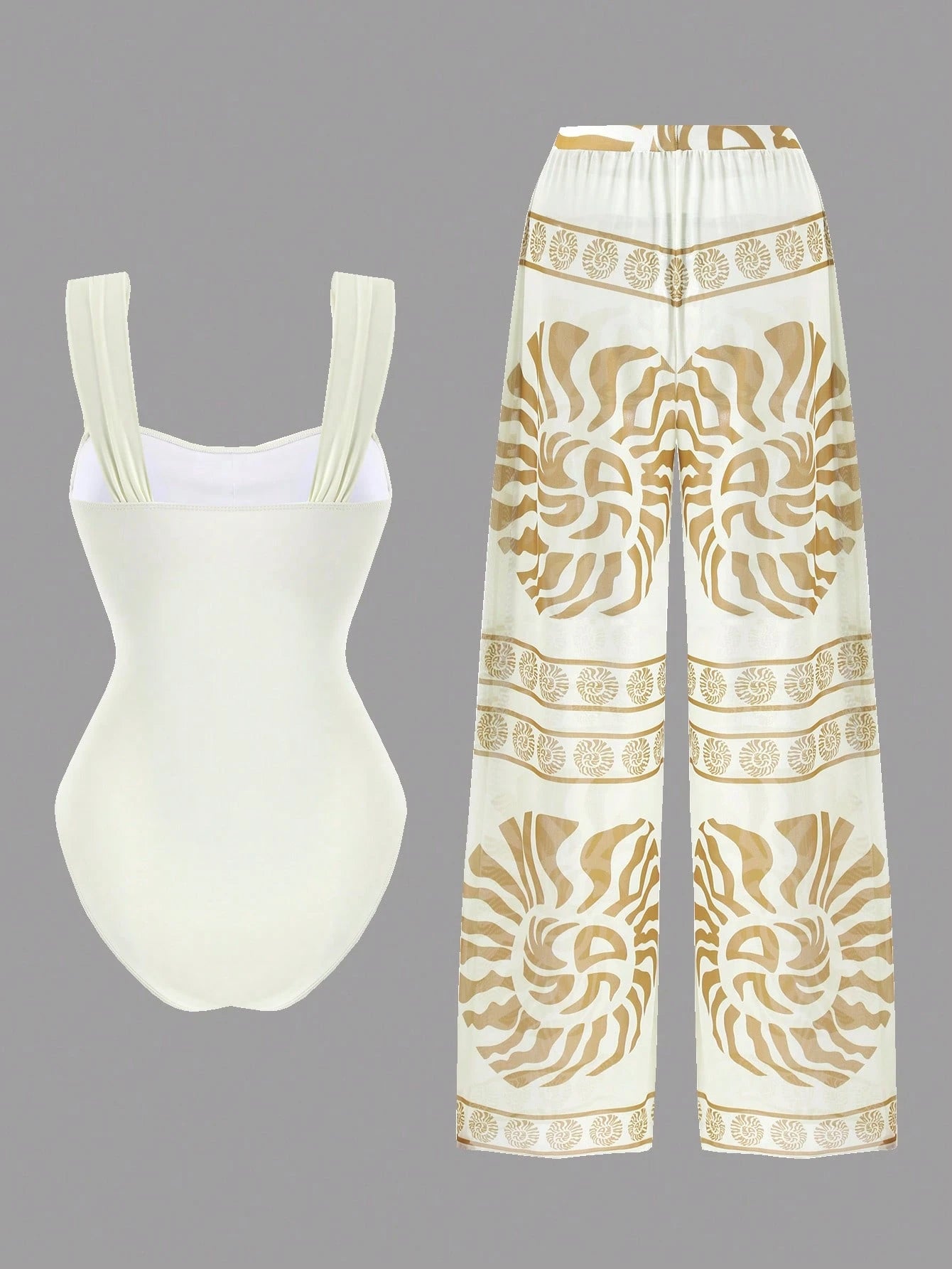 Conjunto Luxo Maiô + Calça Wanessa