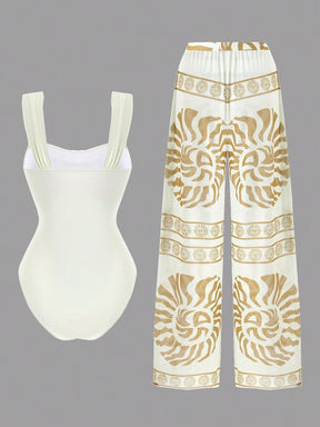 Conjunto Luxo Maiô + Calça Wanessa