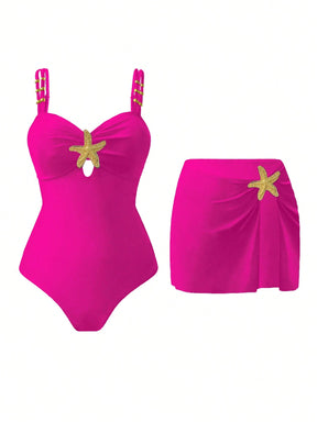 Conjunto Luxo Maiô + Saia Patrícia