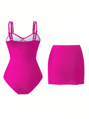 Conjunto Luxo Maiô + Saia Patrícia