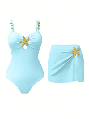 Conjunto Luxo Maiô + Saia Patrícia