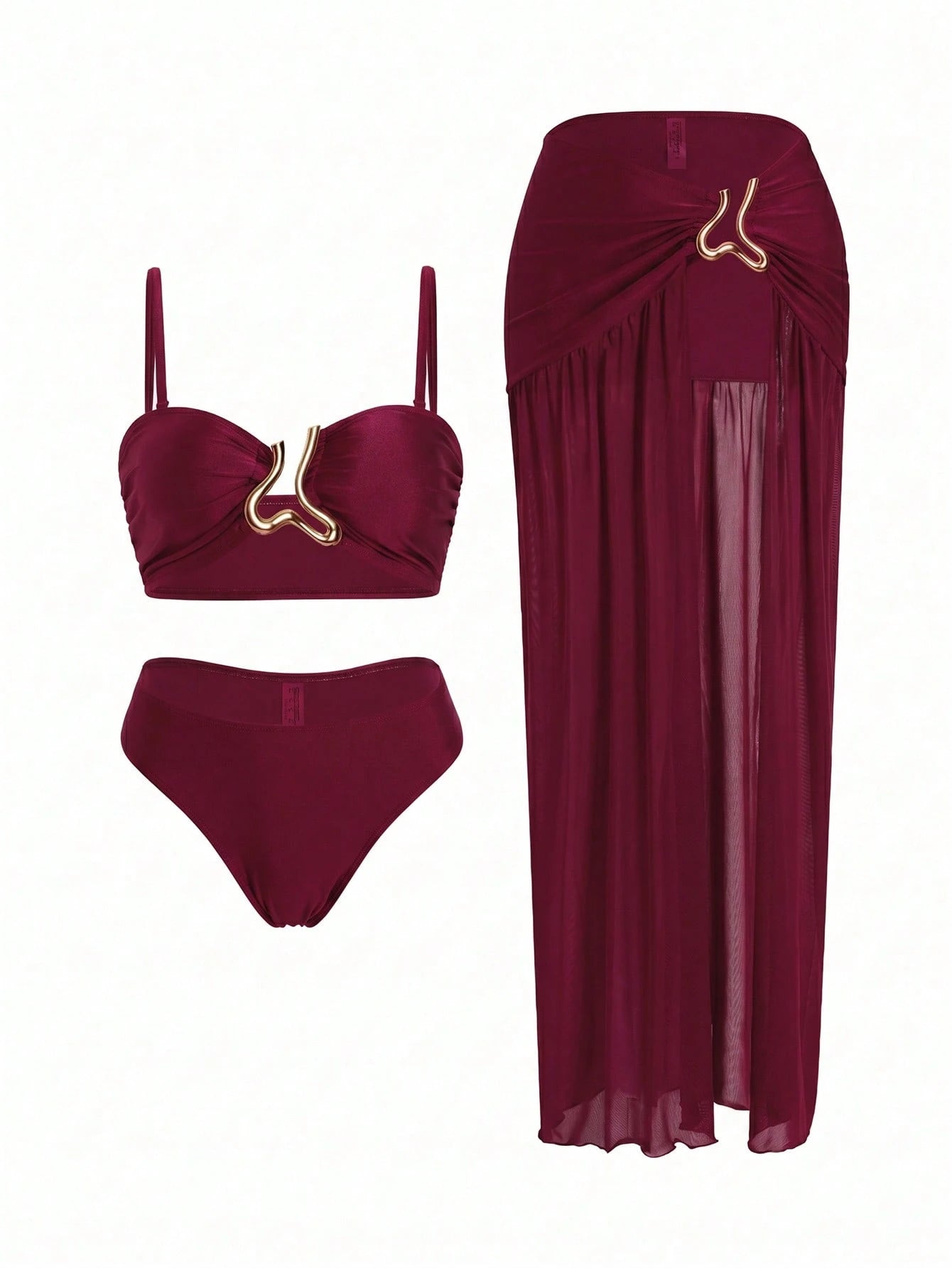 Conjunto Luxo Biquíni + Saia Catarina