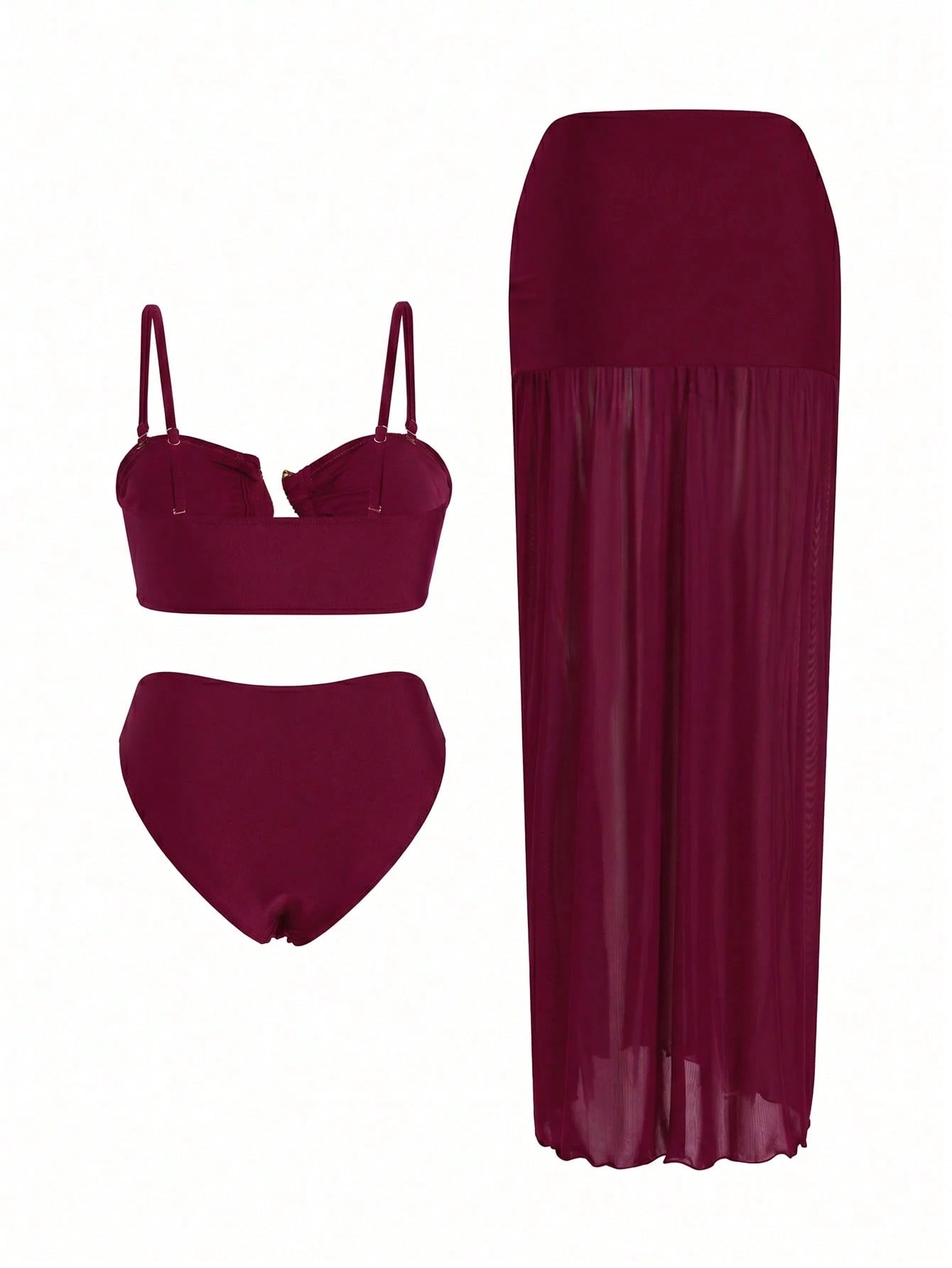 Conjunto Luxo Biquíni + Saia Catarina