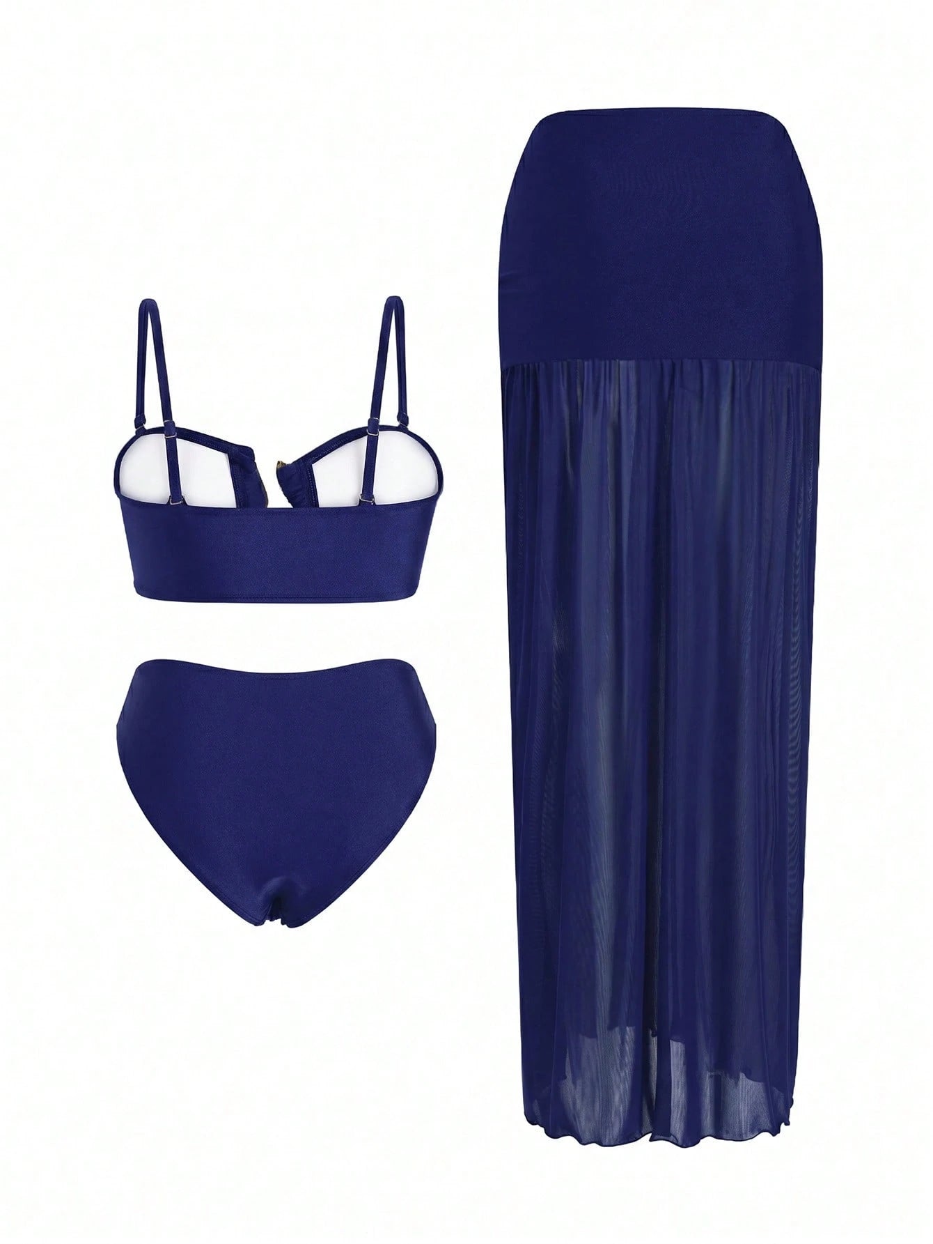 Conjunto Luxo Biquíni + Saia Catarina
