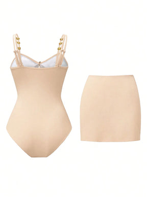 Conjunto Luxo Maiô + Saia Patrícia
