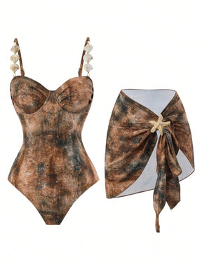 Conjunto Luxo Maiô + Saia Valentina