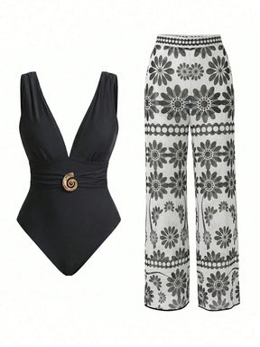 Conjunto Luxo Maiô + Short Soraya