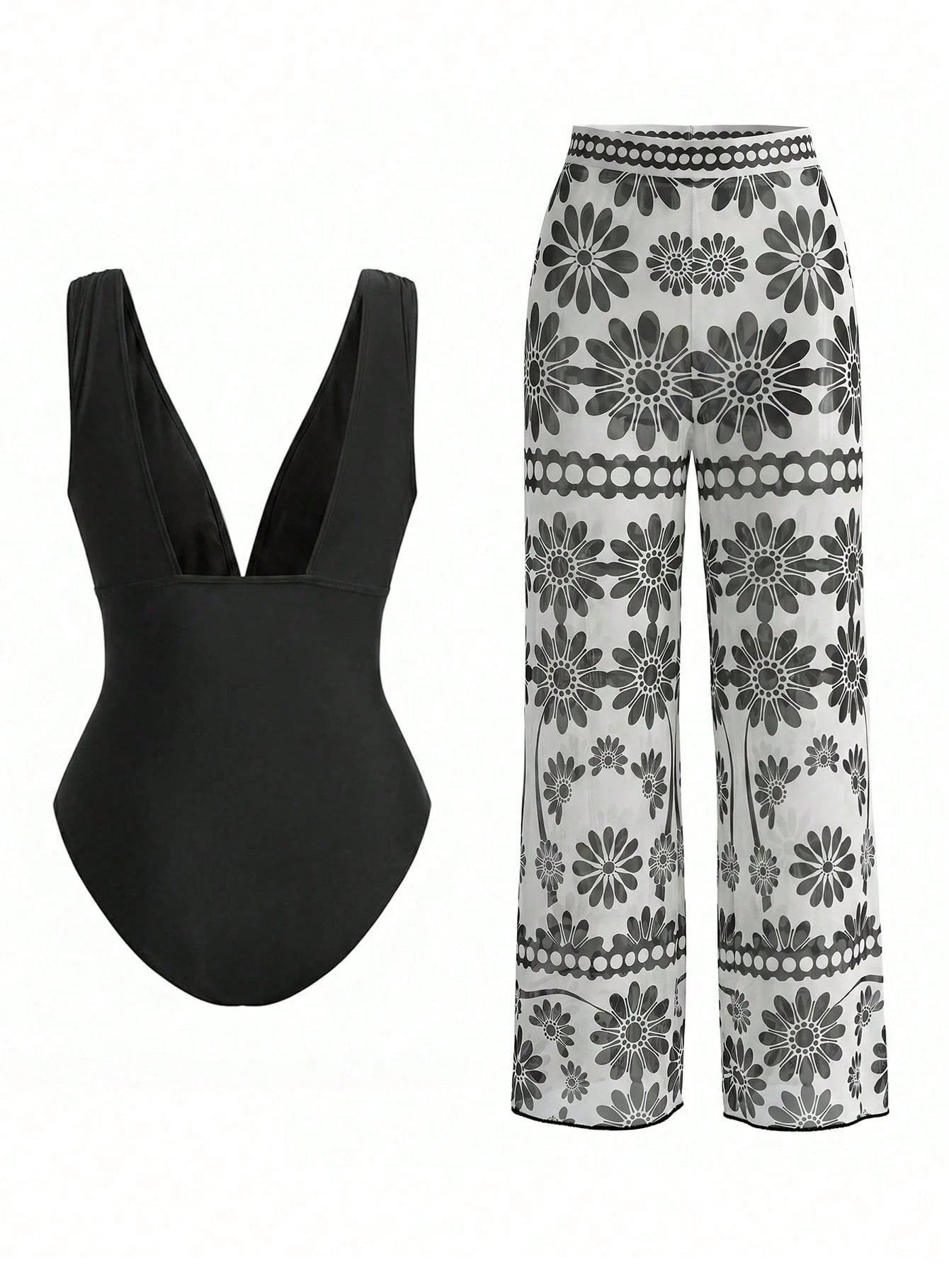 Conjunto Luxo Maiô + Short Soraya