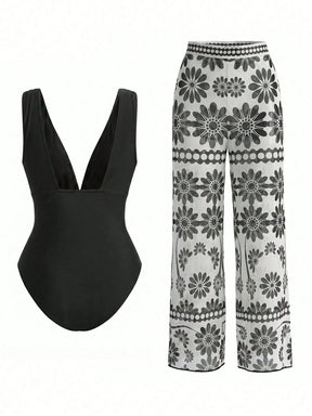 Conjunto Luxo Maiô + Short Soraya
