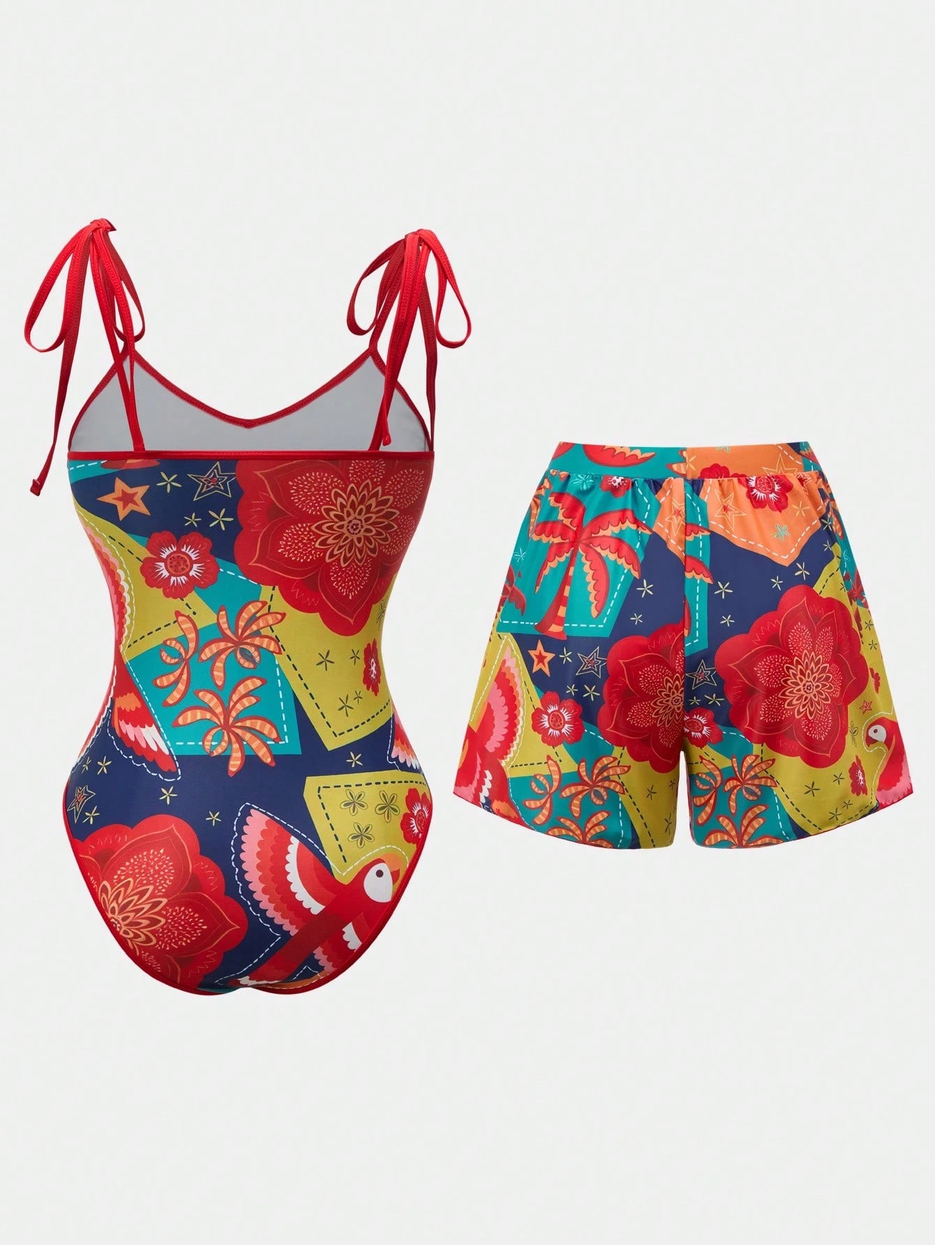 Conjunto Luxo Maiô + Short Bruna