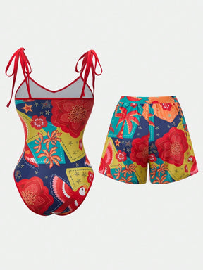 Conjunto Luxo Maiô + Short Bruna