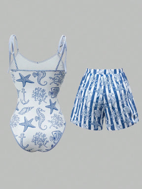 Conjunto Luxo Maiô + Short Bruna
