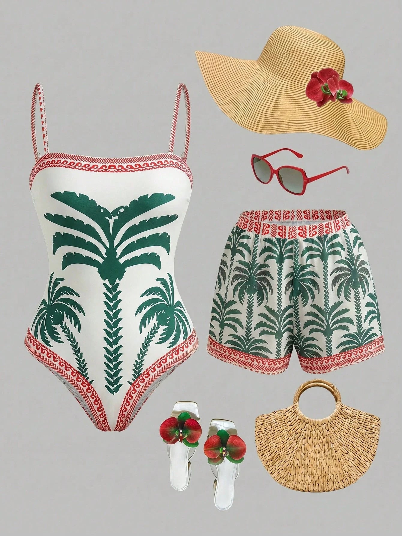 Conjunto Luxo Maiô + Short Sarah
