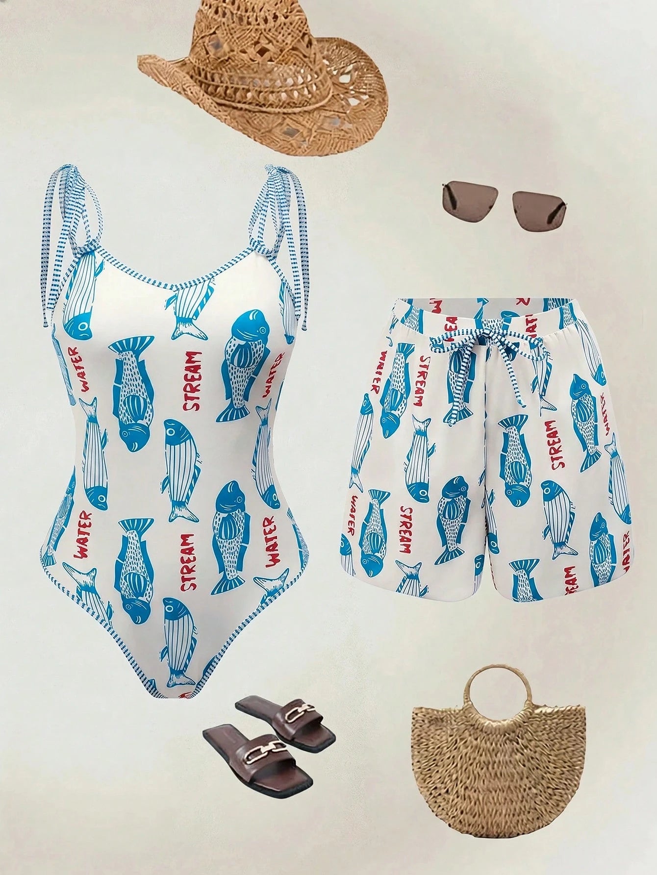 Conjunto Luxo Maiô + Short Bruna
