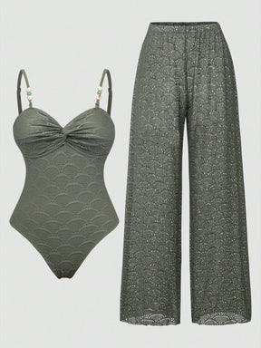 Conjunto Luxo Maiô + Saia Fabiana