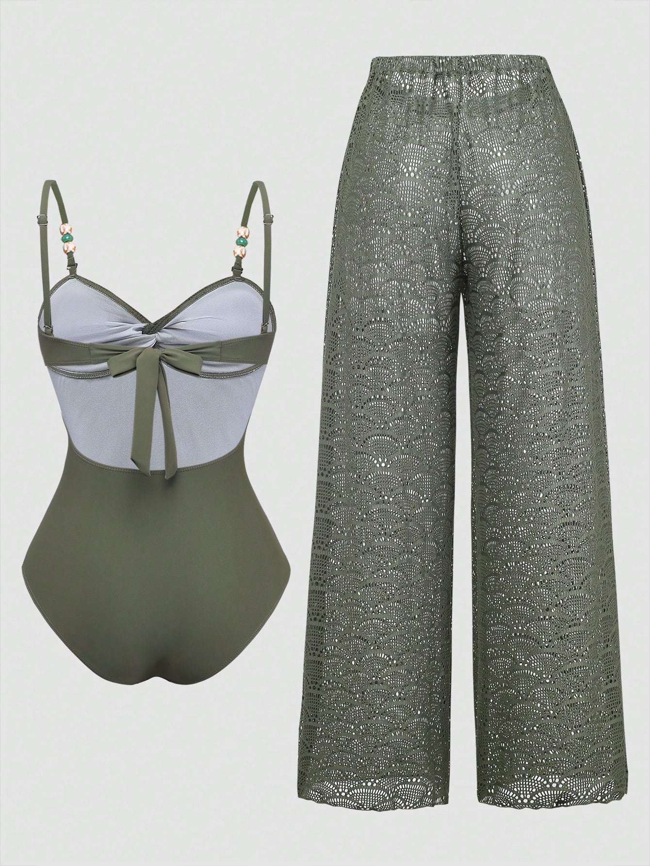 Conjunto Luxo Maiô + Saia Fabiana