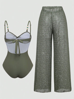 Conjunto Luxo Maiô + Saia Fabiana