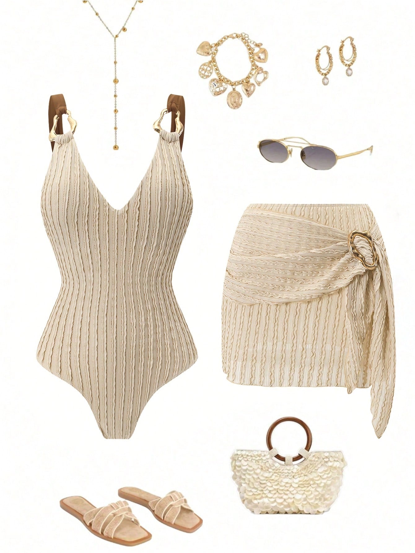 Conjunto Luxo Maiô + Short Penelope
