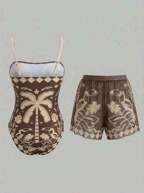 Conjunto Luxo Maiô + Short Sarah