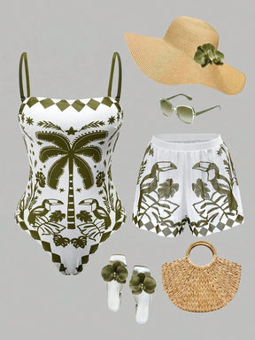 Conjunto Luxo Maiô + Short Sarah