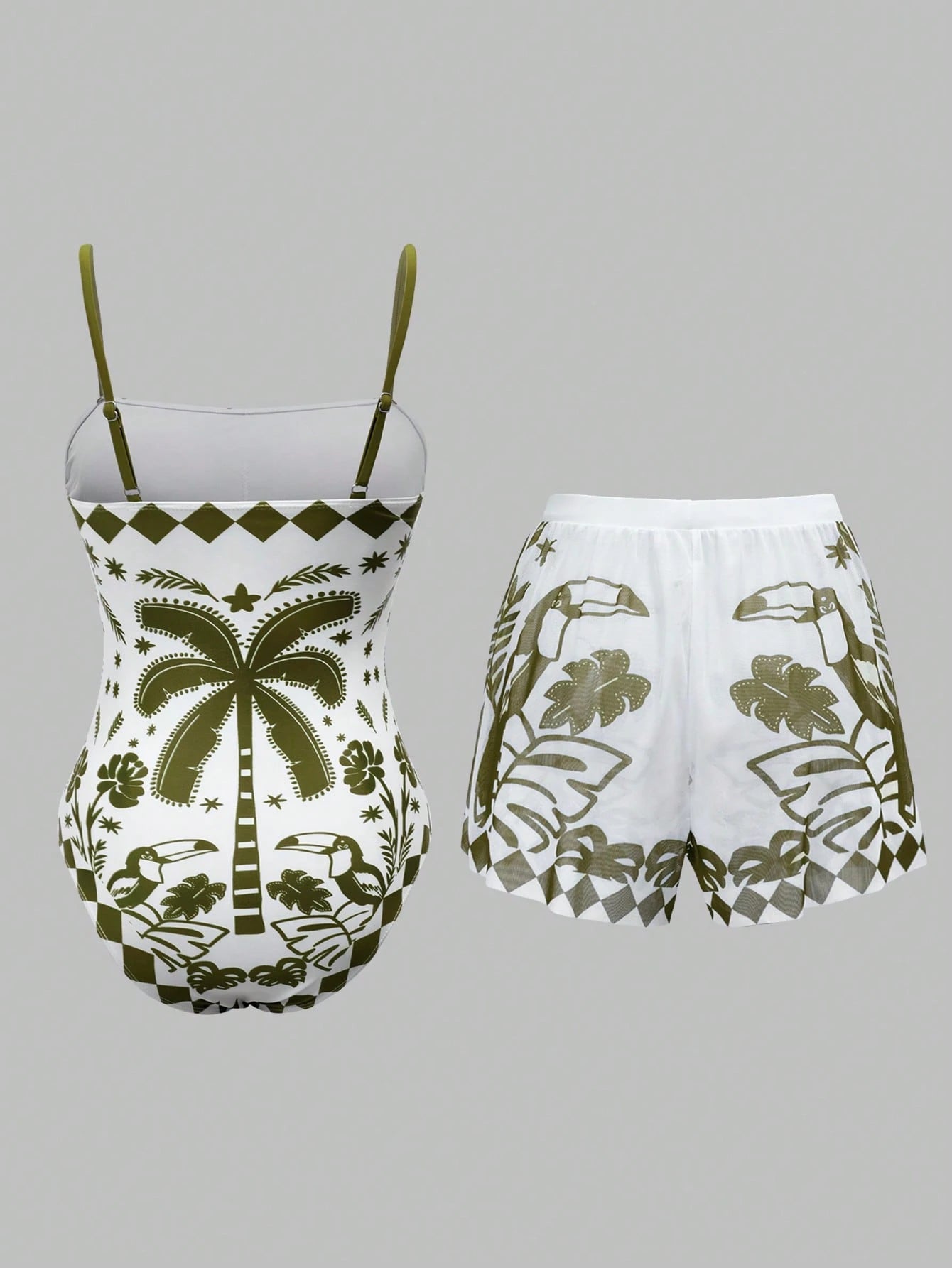 Conjunto Luxo Maiô + Short Sarah