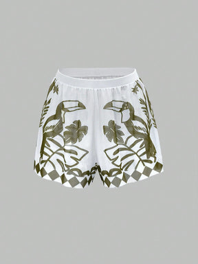 Conjunto Luxo Maiô + Short Sarah