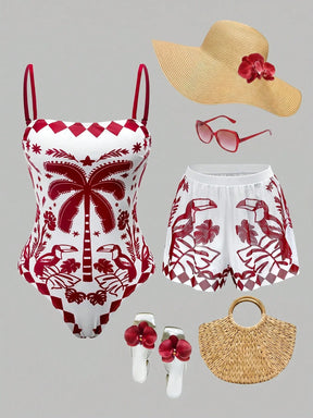 Conjunto Luxo Maiô + Short Sarah