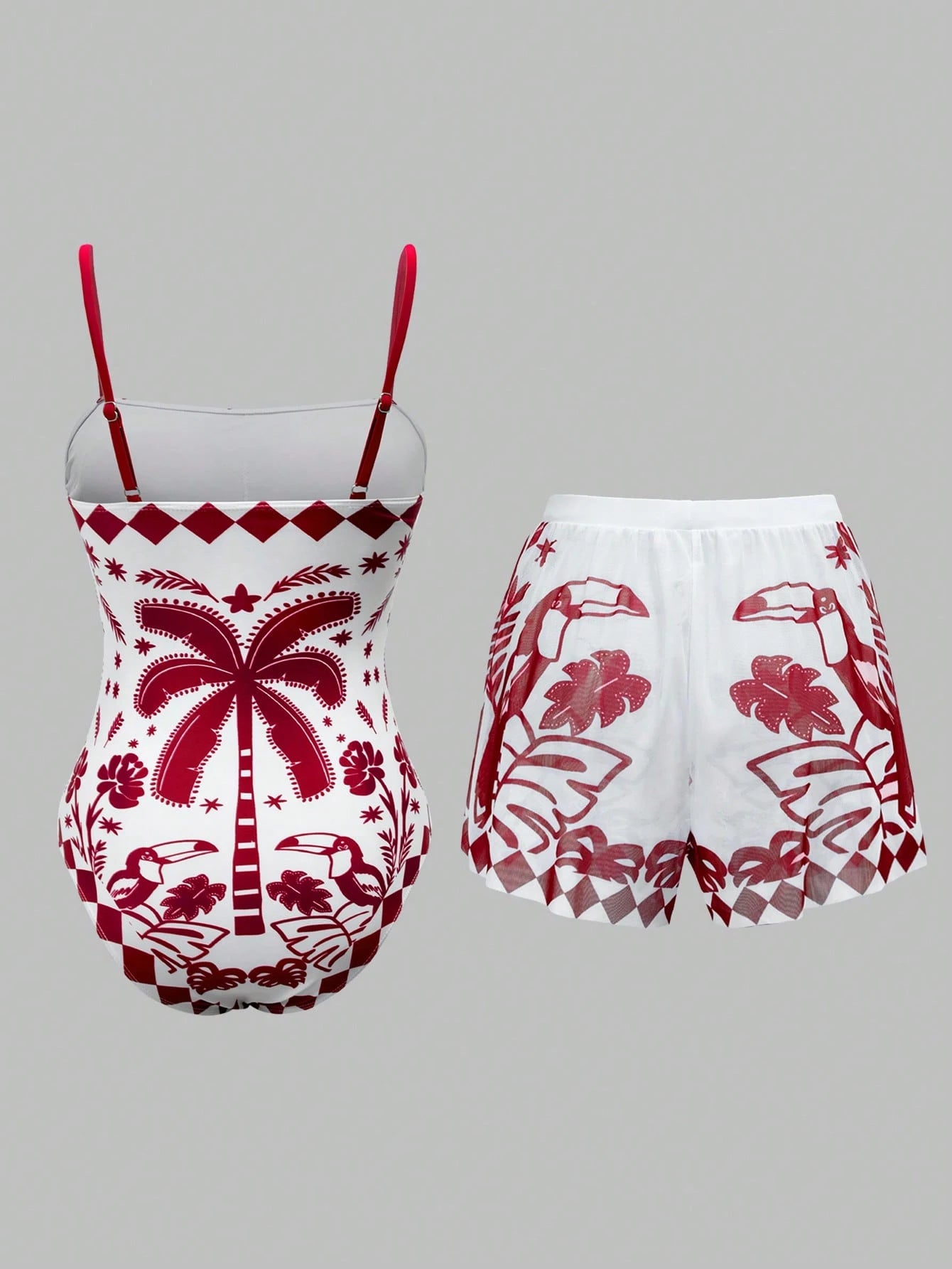 Conjunto Luxo Maiô + Short Sarah