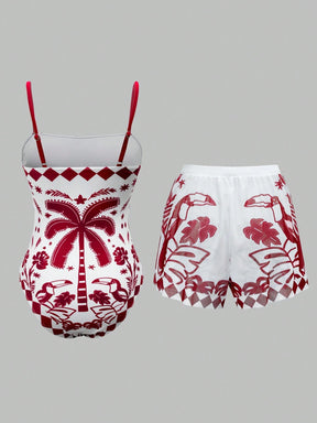 Conjunto Luxo Maiô + Short Sarah