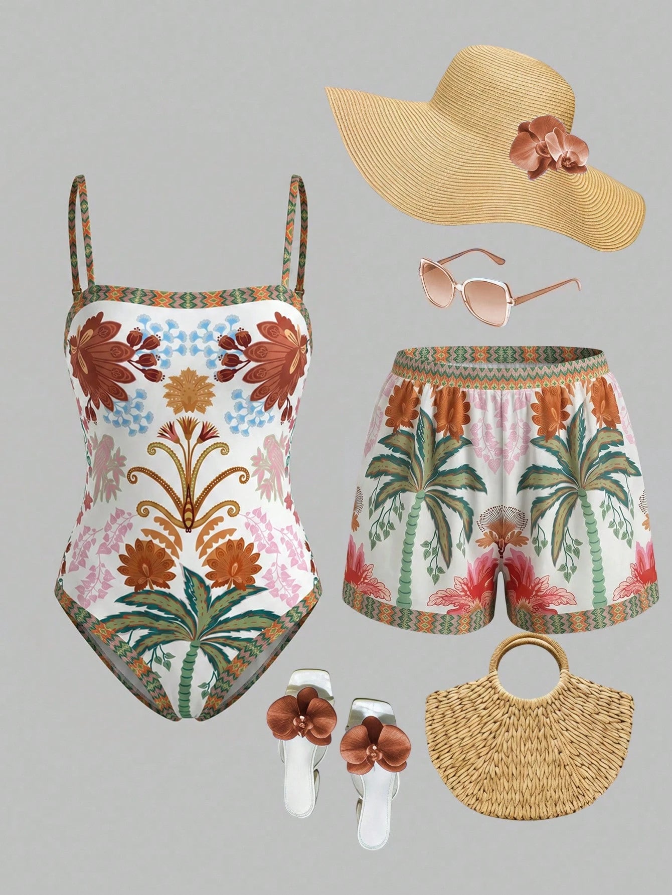 Conjunto Luxo Maiô + Short Sarah