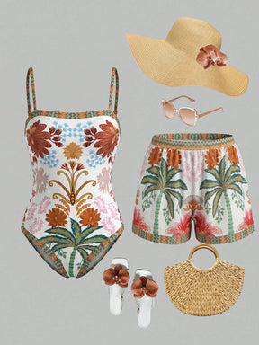 Conjunto Luxo Maiô + Short Sarah
