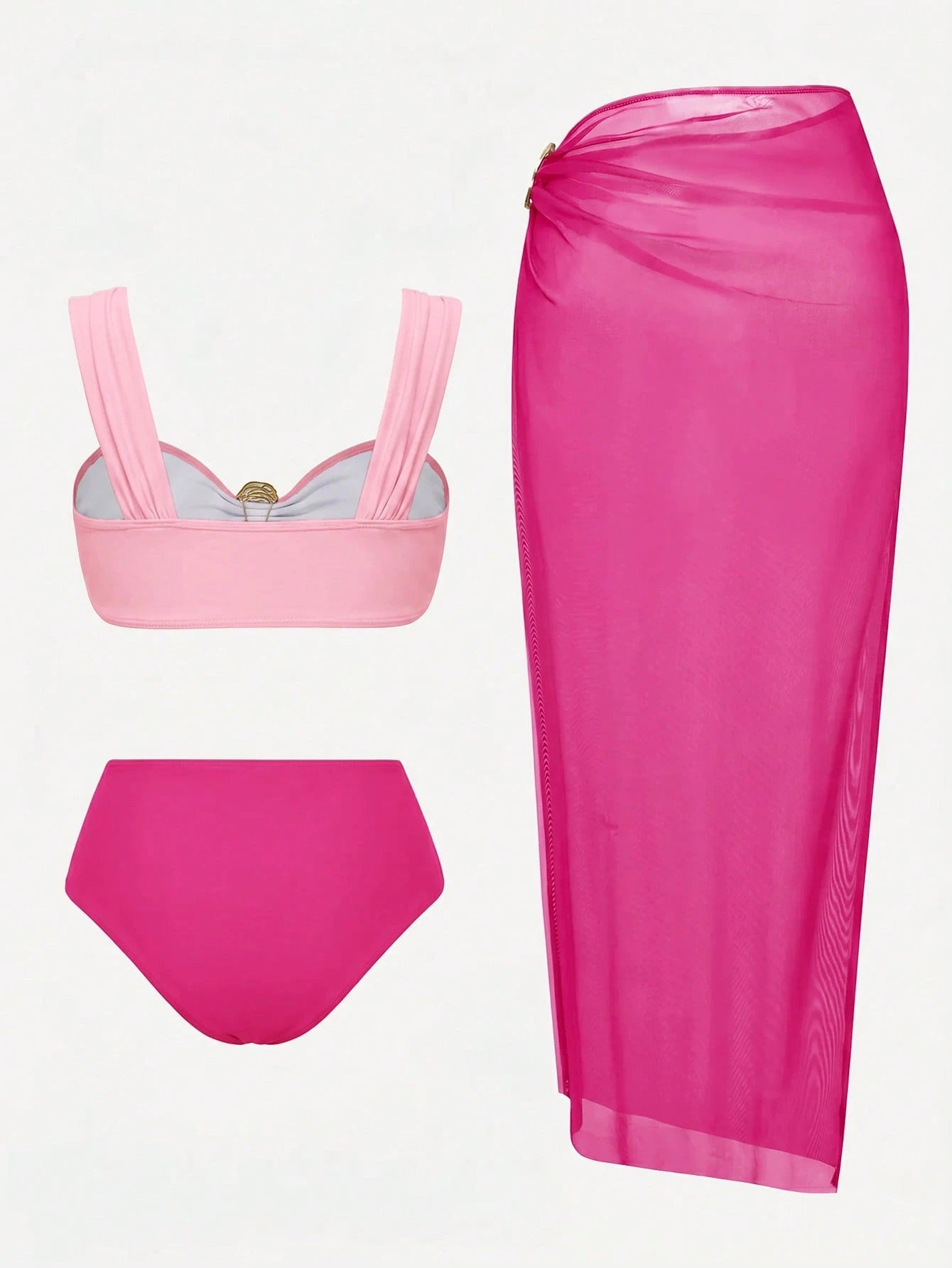Conjunto Luxo Biquíni + Saia Tabatha