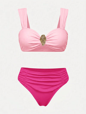 Conjunto Luxo Biquíni + Saia Tabatha