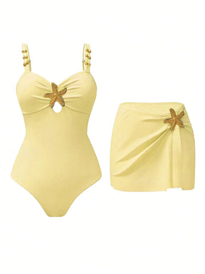 Conjunto Luxo Maiô + Saia Patrícia
