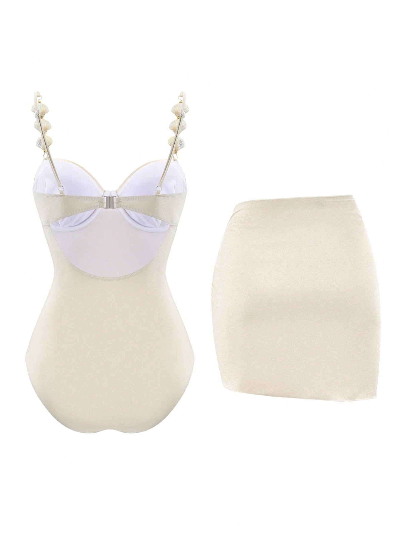 Conjunto Luxo Maiô + Saia Valentina