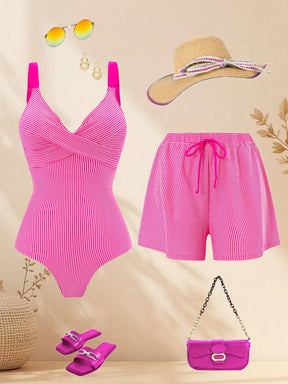 Conjunto Luxo Maiô + Short Ananda