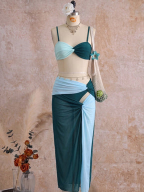 Conjunto Luxo Biquíni + Saia Tamires