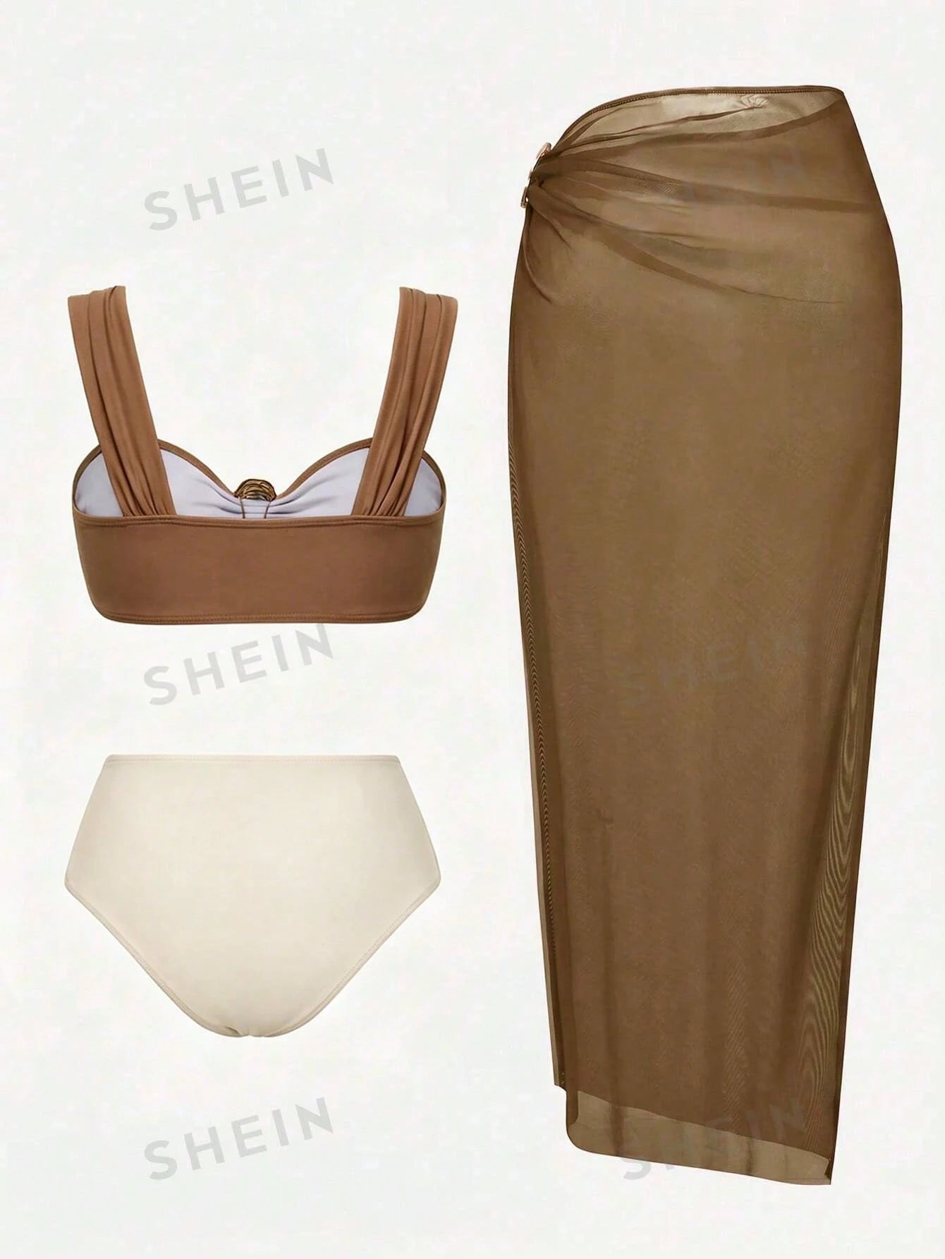Conjunto Luxo Biquíni + Saia Tabatha