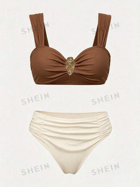 Conjunto Luxo Biquíni + Saia Tabatha