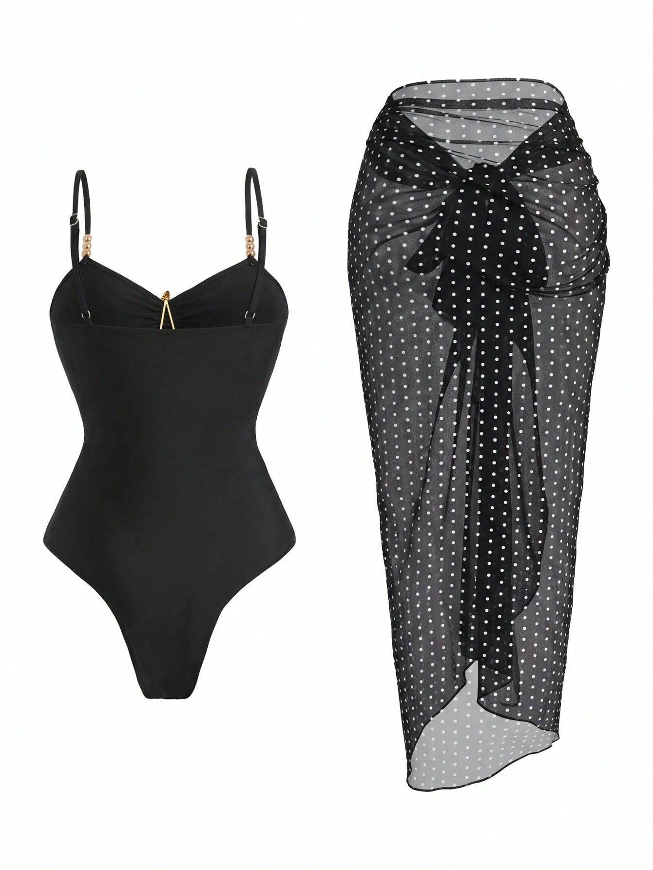 Conjunto Luxo Maiô + Saia Bárbara