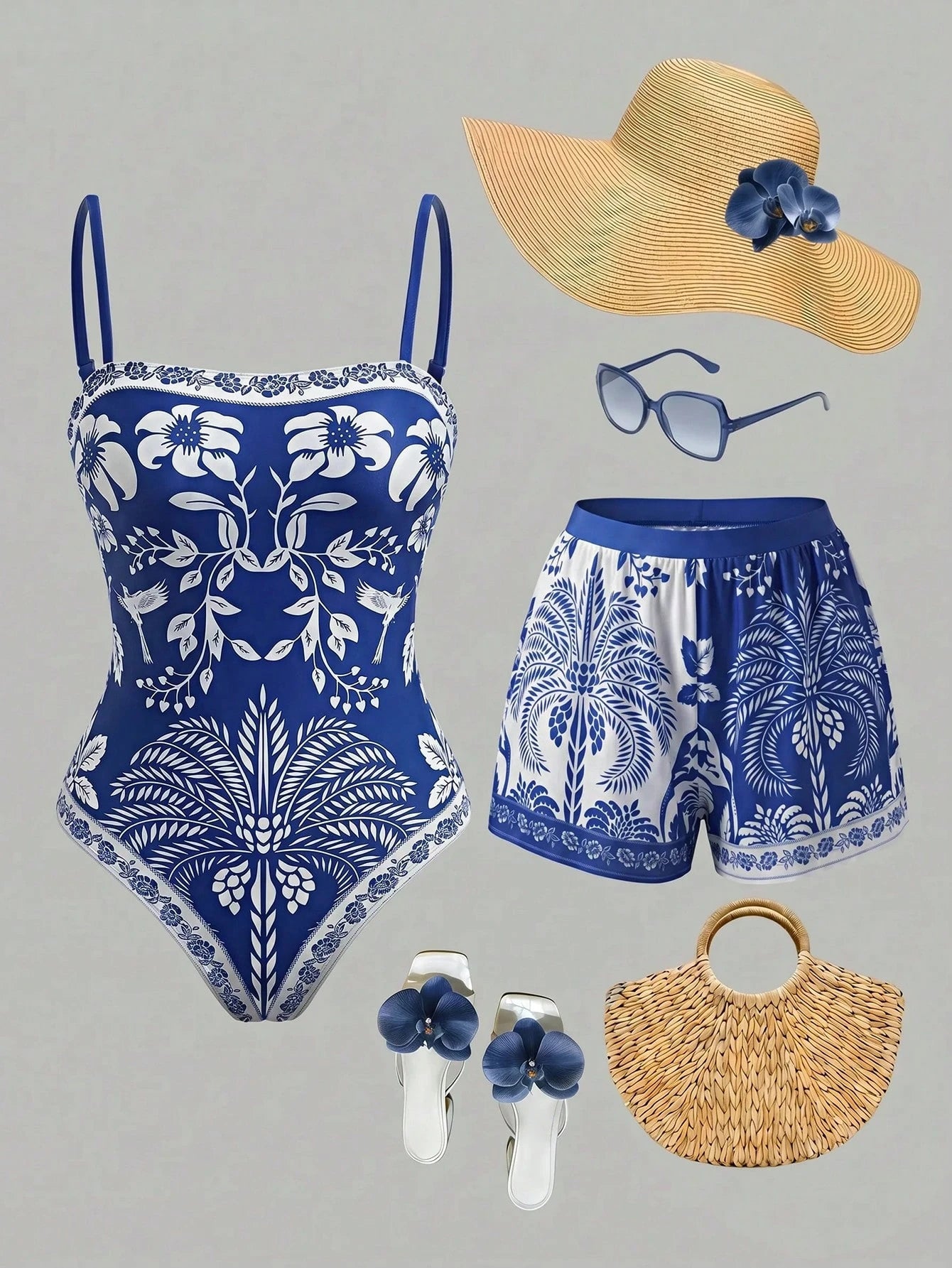 Conjunto Luxo Maiô + Short Sarah