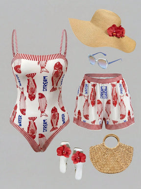 Conjunto Luxo Maiô + Short Sarah